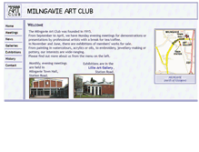 Tablet Screenshot of milngavieart.org